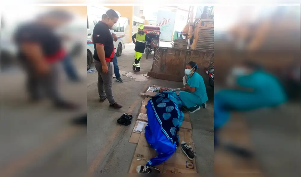 La trabajadora fue llevada al taller de Maestranza y permaneció en el suelo, tras desmayarse. La trabajadora fue llevada al taller de Maestranza y permaneció en el suelo, tras desmayarse.