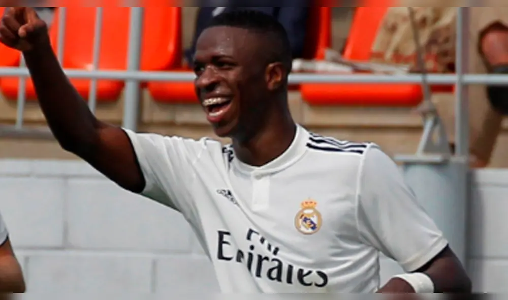 Vinicius marcó un espectacular golazo en el Real Madrid Castilla [VIDEO]