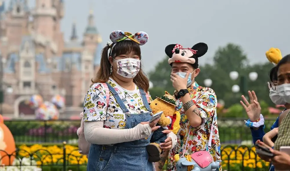 Shanghai Disneyland Park es el primer centro de atracción turística que abre en todo el mundo. Foto: AFP