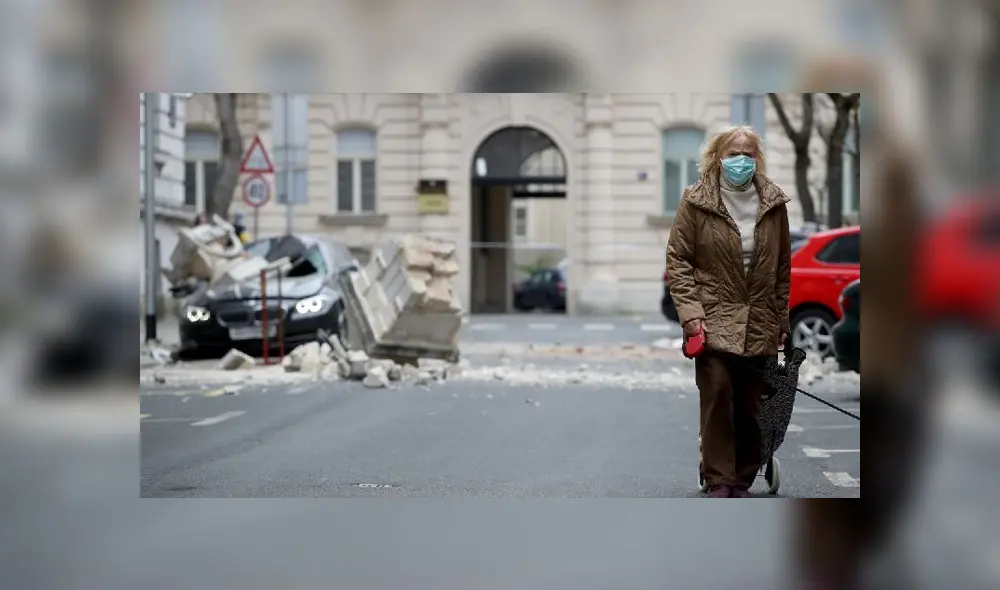 Croacia fue azotada por un terremoto de 5,4 de magnitud en la escala de Ritcher. Foto: AFP Croacia fue azotada por un terremoto de 5,4 de magnitud en la escala de Ritcher. Foto: AFP