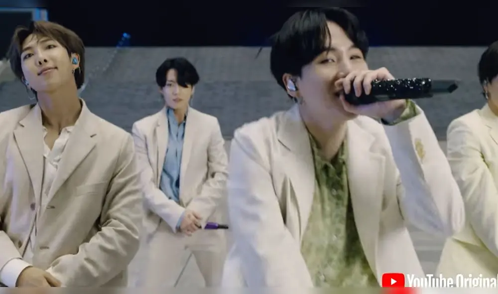 Desliza para ver más fotos de Yoongi de BTS en Dear Class 2020. Créditos: BangtanTV.