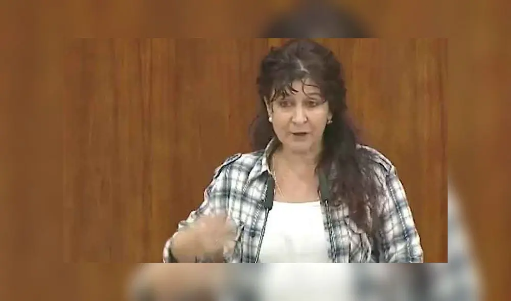 Alicia Rubio, diputada regional del partido político Vox de España. Foto: Captura.