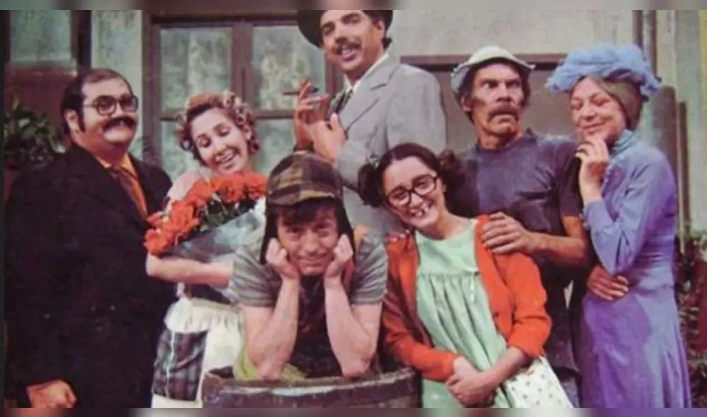 En el 2019 se publicó una foto inédita del elenco durante los últimos años del El Chavo del Ocho. (Foto: Ecuavisa)