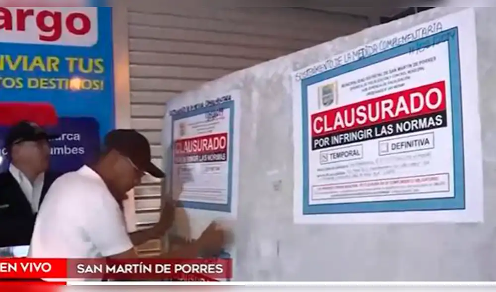 SMP: clausuran terminal terrestre 'Marco Polo'