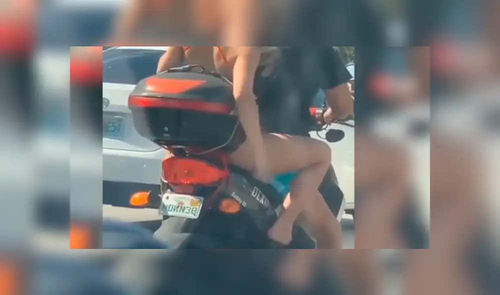 YouTube Viral: mujer iba en una moto y decidió rasurarse las piernas frente a todos [VIDEO]
