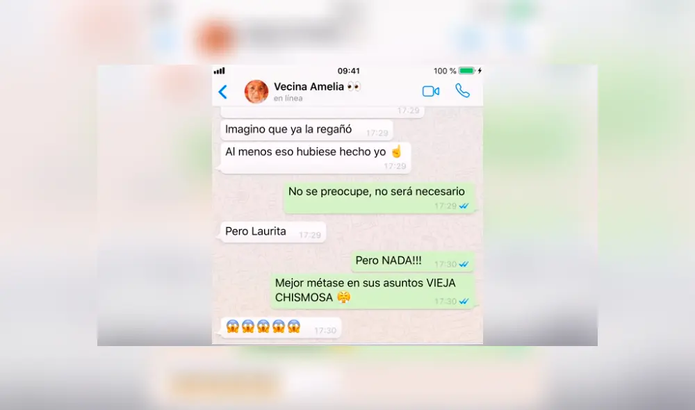 WhatsApp: Vecina 'chismosa' se entera que chica tiene un 'sugar daddy' y le cuenta a su mamá [VIDEO] 