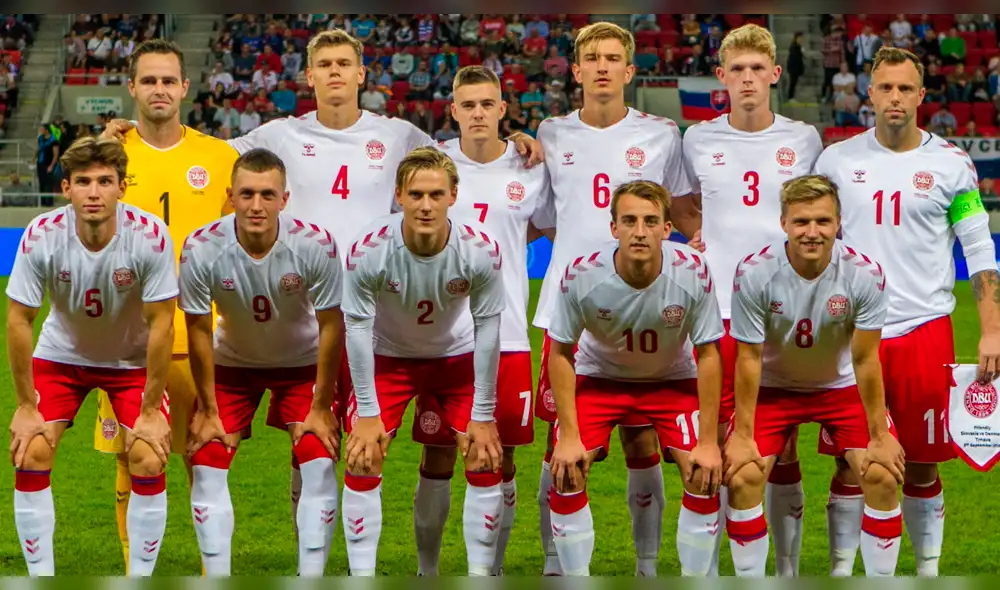 Dinamarca, con un insólito equipo, fue goleada ante Eslovaquia [VIDEO]