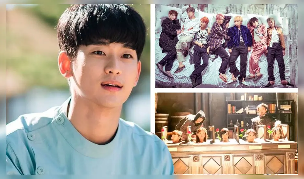 It’s okay to not be okay: Kim Soo Hyun canta una canción de BTS en el making off de ‘Epílogo’. Crédito: fotocomposición