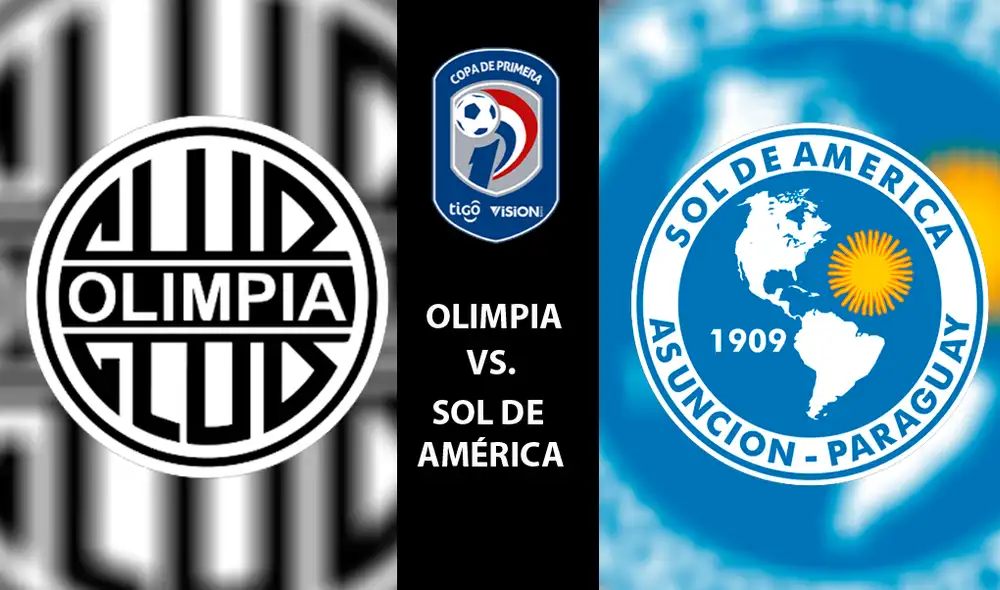 Olimpia vs. Sol de América por la Liga de Paraguay. | Foto: Composición GLR Olimpia vs. Sol de América por la Liga de Paraguay. | Foto: Composición GLR