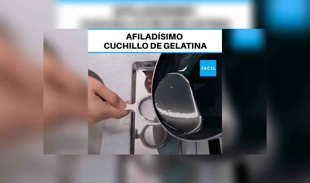 Desliza a la izquierda para ver este asombroso experimento. Foto: Captura. Desliza a la izquierda para ver este asombroso experimento. Foto: Captura.