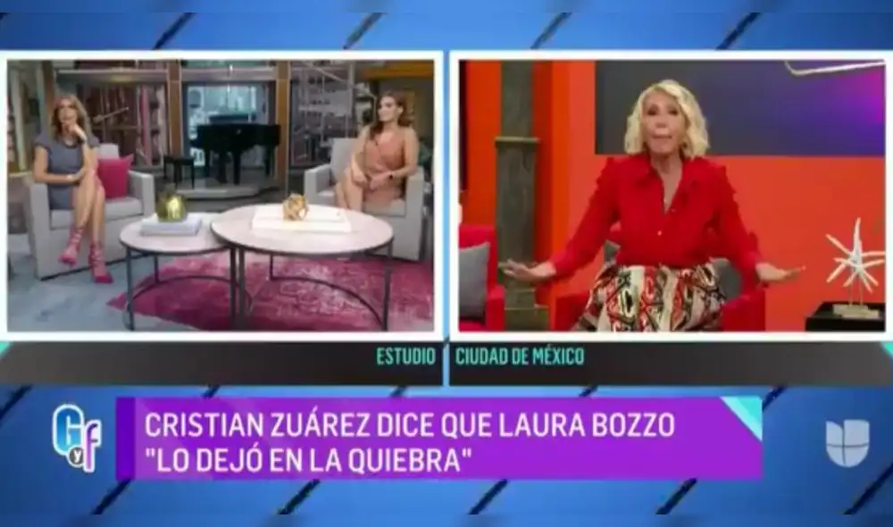 Laura Bozzo responde a Christian Zuárez por reclamarle dinero y asegura que ella le dio trabajo al cantante en Televisa Laura Bozzo responde a Christian Zuárez por reclamarle dinero y asegura que ella le dio trabajo al cantante en Televisa