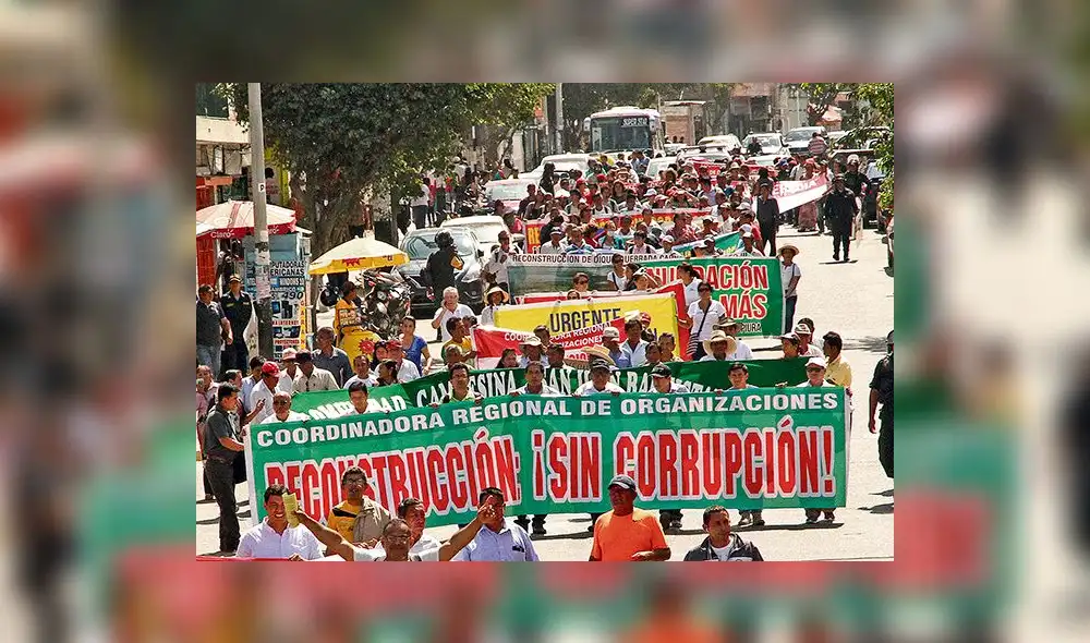 Piura se levanta contra corrupción y atrasos en la reconstrucción Piura se levanta contra corrupción y atrasos en la reconstrucción