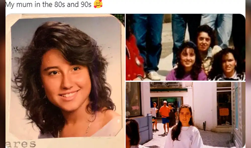 "Mi mamá en los 80's y 90's" Foto: TiagoTavsFarias / Twitter "Mi mamá en los 80's y 90's" Foto: TiagoTavsFarias / Twitter