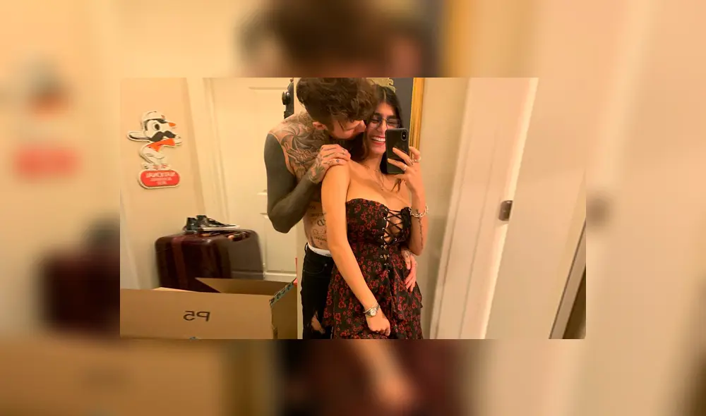 Mia Khalifa luce íntimo tatuaje dedicado a su novio [VIDEO]