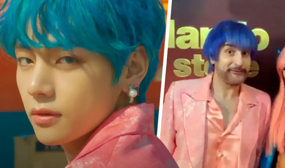 Aunque la canción presentada fue "Dynamite", el estilo que usó el concursante fue el de la era "Boy with luv". Foto: composición