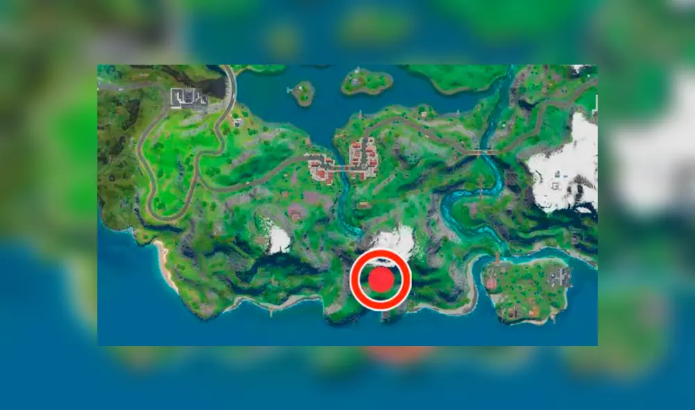 Tuberío en el mapa.