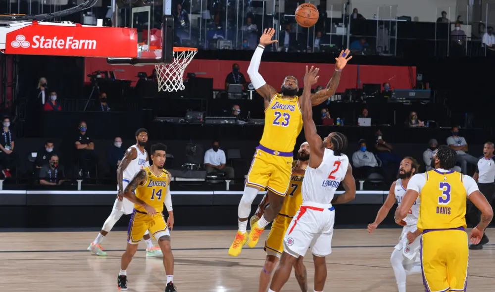 Lakers vs. Clippers por la NBA. (Créditos: AFP)