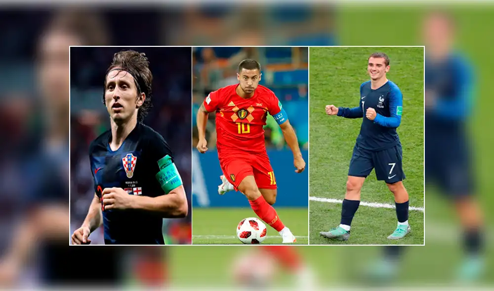 Mundial Rusia 2018: el podio de los mejores jugadores Mundial Rusia 2018: el podio de los mejores jugadores