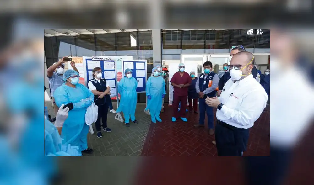 Durante su visita, el Ministro Zamora reconoció la necesidad de empezar a operar el Hospital Regional de Cañete. (Foto: Minsa)