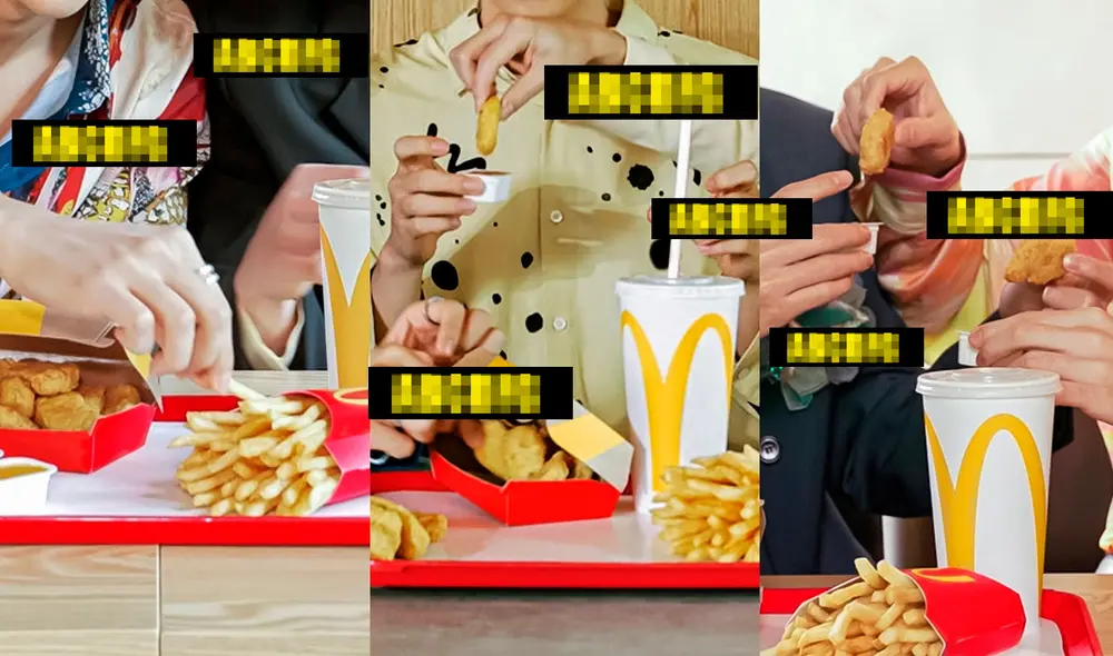 ¿Quién es quién? Todas las respuestas divertidas de ARMY tras publicación de McDonalds con BTS. Foto: composición LR ¿Quién es quién? Todas las respuestas divertidas de ARMY tras publicación de McDonalds con BTS. Foto: composición LR