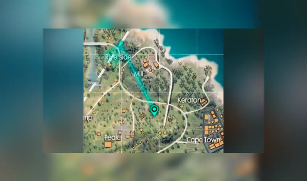 La misma que se encuentra en la coordenada F-L.