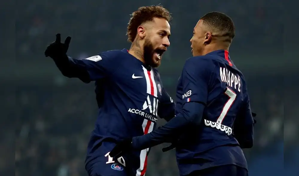 Las dos máximas figuras del cuadro parisino aparecieron para darle la victoria a su equipo. Foto: EFE. Las dos máximas figuras del cuadro parisino aparecieron para darle la victoria a su equipo. Foto: EFE.