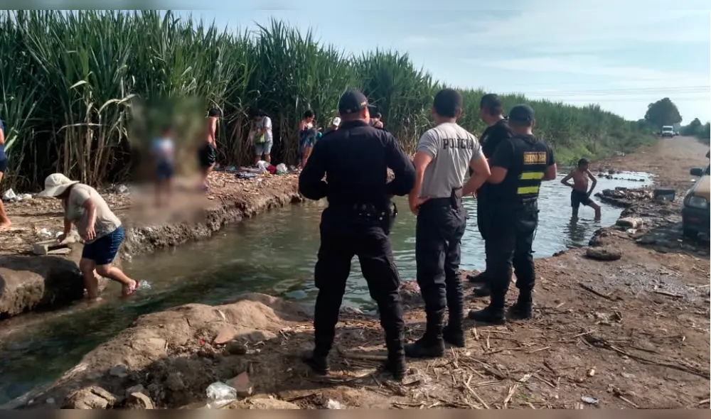 Personal policial y de serenazgo realizó su trabajo. Personal policial y de serenazgo realizó su trabajo.