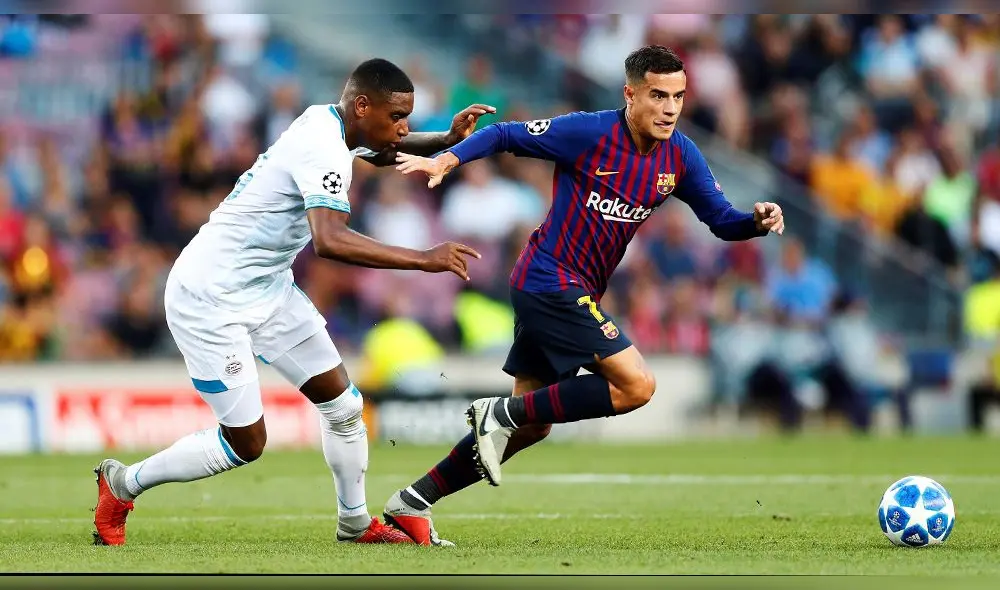 Barcelona goleó 4-0 al PSV en su debut en la Champions League [VIDEO]