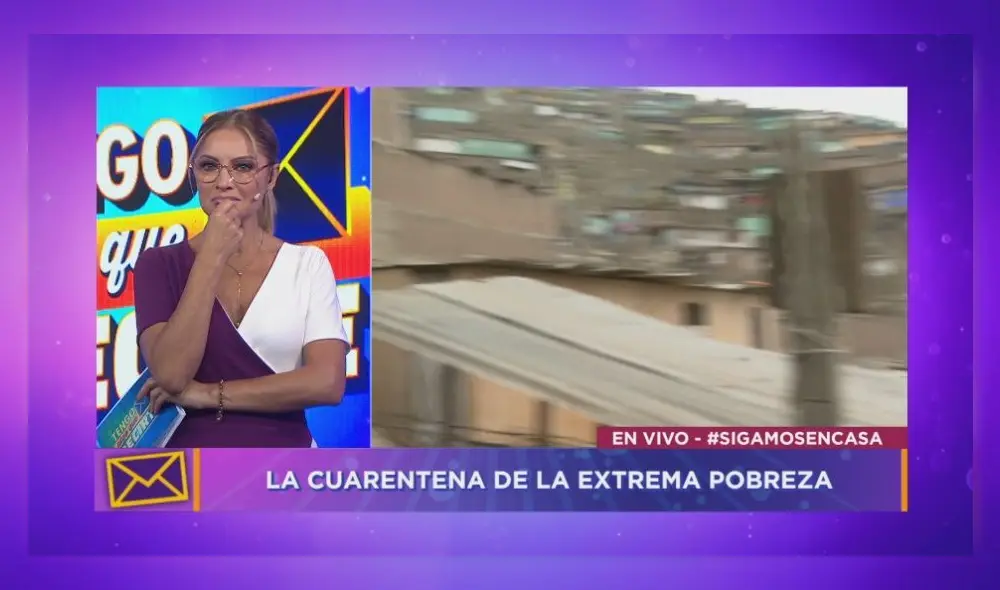 La conductora de Tengo algo que decirte no pudo evitar las lágrimas por el sensible caso de una abuela y sus 4 nietos.