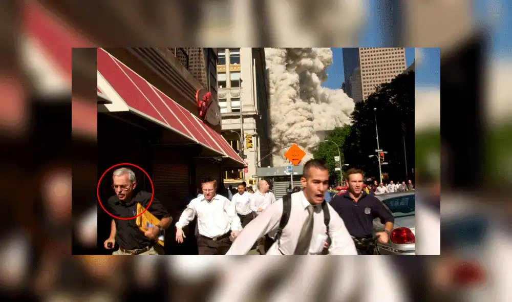 Stephen Cooper apareció en una imagen que le dio la vuelta al mundo. Foto: AP.