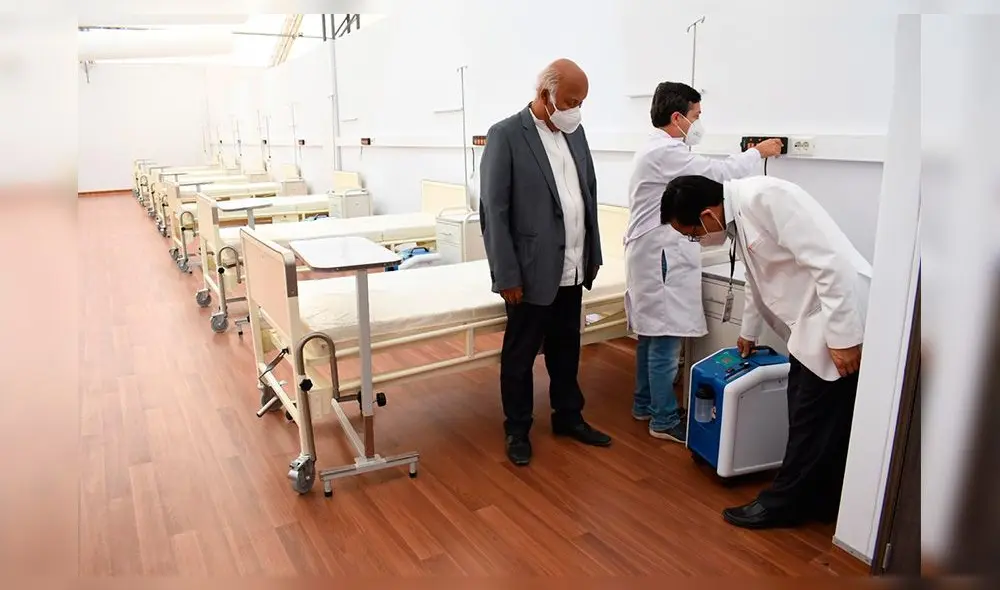 Pese a que fue inaugurado, centro de hospitalización temporal todavía no puede ser utilizado por pacientes COVID-19. Pese a que fue inaugurado, centro de hospitalización temporal todavía no puede ser utilizado por pacientes COVID-19.