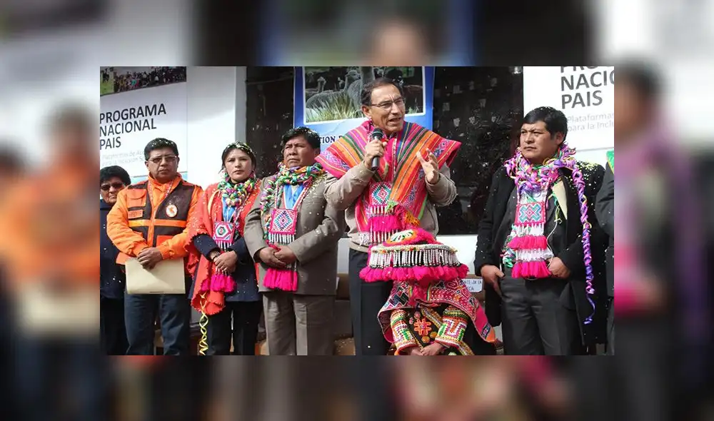 Presidente Vizcarra supervisó en Puno entrega de ayuda por bajas temperaturas