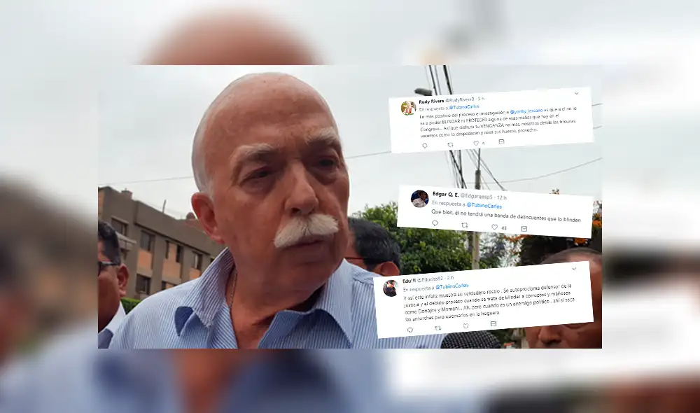 Tubino arremete contra Lescano, pero le recuerdan blindaje a Mamani