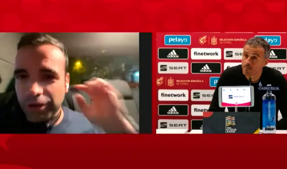 España venció 1-0 a Suiza por la Liga de Nacional. Luis Enrique, DT de la Furia Roja, vivió un momento anecdótico. Foto: Twitter Selección española