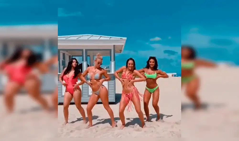 Vania Bludau y Leslie Shaw 'encienden' Instagram al bailar en bikini su nuevo éxito