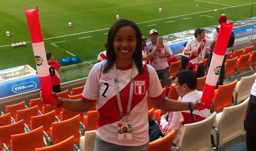 Futbolista nacional arremetió contra el periodista por menospreciar algunas disciplinas deportivas. (FOTO: Marisella Joya-Facebook). Futbolista nacional arremetió contra el periodista por menospreciar algunas disciplinas deportivas. (FOTO: Marisella Joya-Facebook).