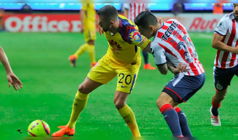 Chivas de Guadalajara y América empataron 1-1 por el superclásico en la Liga MX