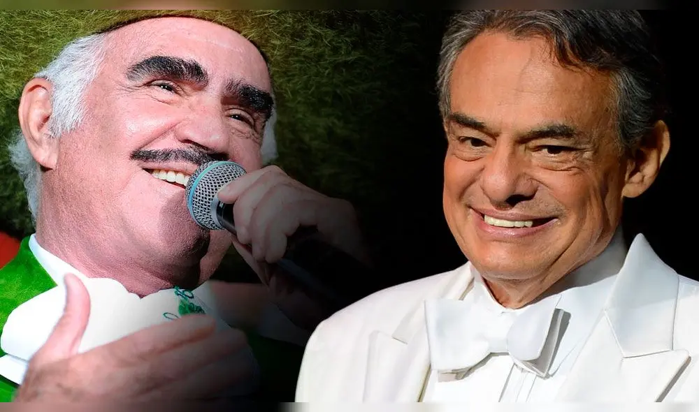 Vicente Fernández rindió tributo a José José [VIDEO]