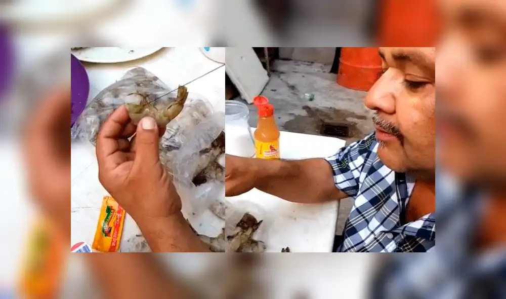 Vía Facebook: mujer pide a su pareja que ponga a "cocer" los camarones pero algo sale mal [VIDEO]