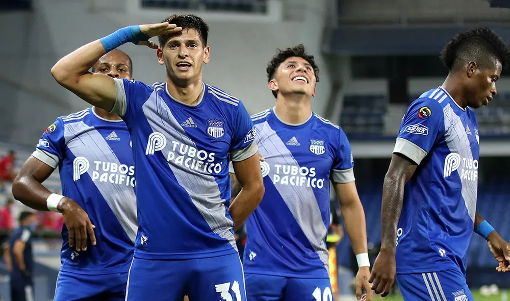 Emelec viene de vencer 2-0 a Mushuc Runa en la última jornada. Foto: @CSEmelec