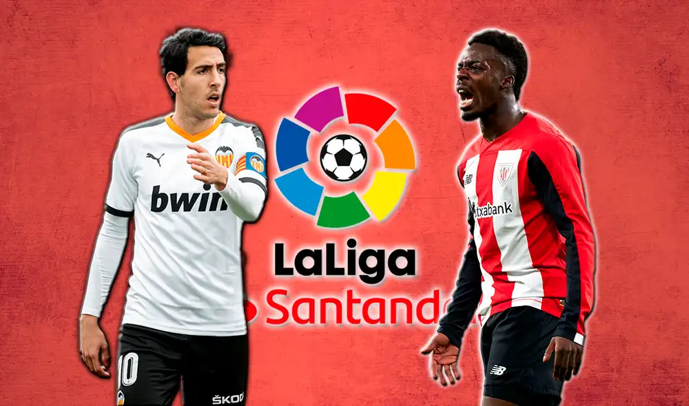 Valencia vs Athletic Bilbao EN VIVO por la fecha 33 de LaLiga Santander. Foto: Composición La República