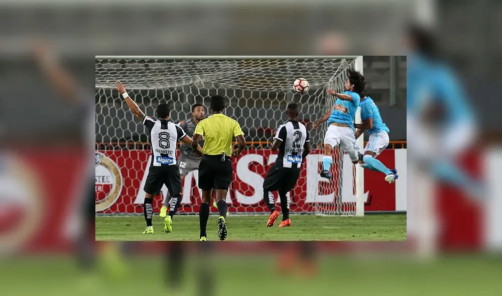Sporting Cristal empató 1-1 ante Santos, con gol de Cazulo, en debut por Copa Libertador