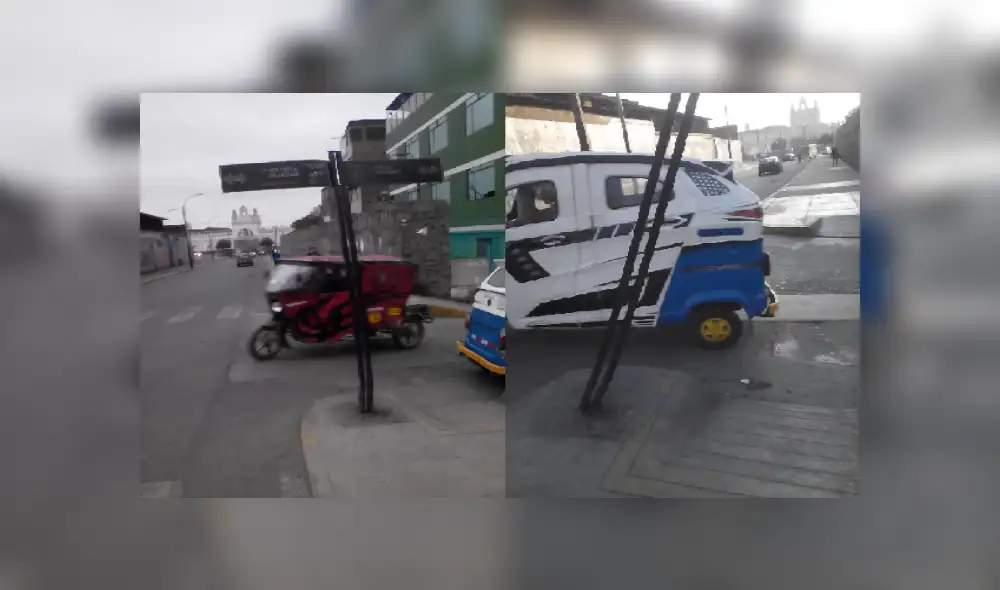 #YoDenuncio: soporte de cartel está a punto de caer sobre transeúntes #YoDenuncio: soporte de cartel está a punto de caer sobre transeúntes