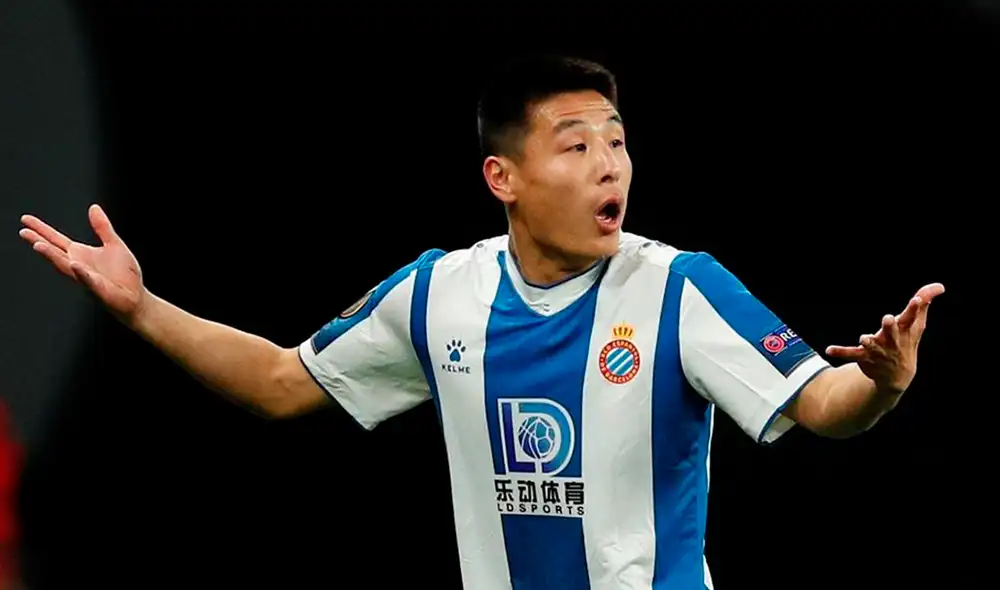 Wu Lei es uno de los cuatro casos de coronavirus que se presentaron en el Espanyol de la liga española.