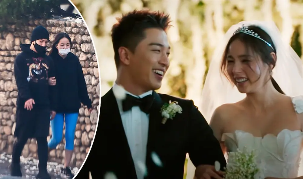 Taeyang (34) y Min Hyo Rin (36) son esposos desde el 2018. Foto: composición LR/Dispatch/YouTube