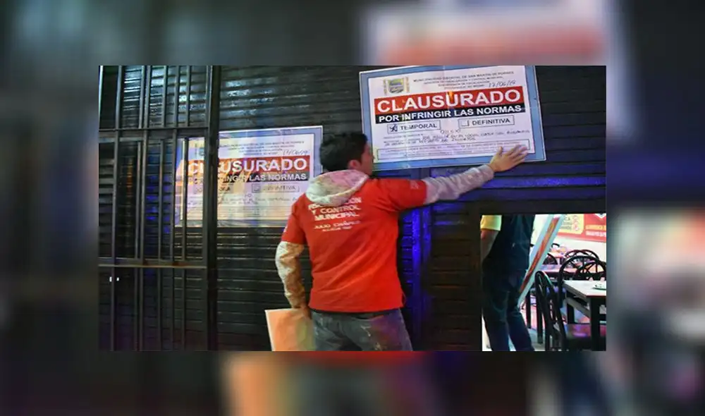SMP: restaurantes fueron clausurados y multados por insalubridad 