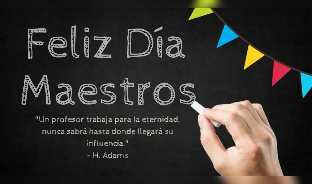 Descubre las mejores frases e imágenes más emotivas para compartir en las redes sociales por el Día del Maestro. (Foto: Difusión)