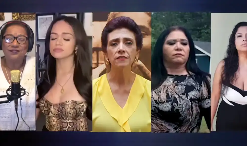 Un grupo de reconocidos artistas nacionales se unió para grabar la nueva versión de "Resistiré Perú 2020" | Foto: YouTube