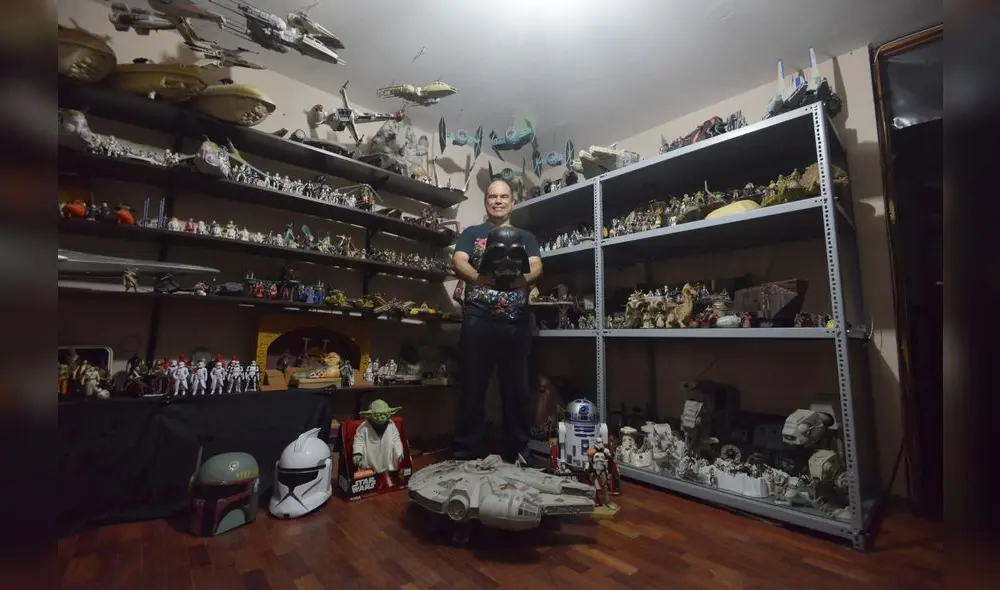 4-12-2019 JAVIER QUISPE ARCASI                                                     MIGUEL GONZALES COLECCIONISTA DE MUECOS DE STAR WARS