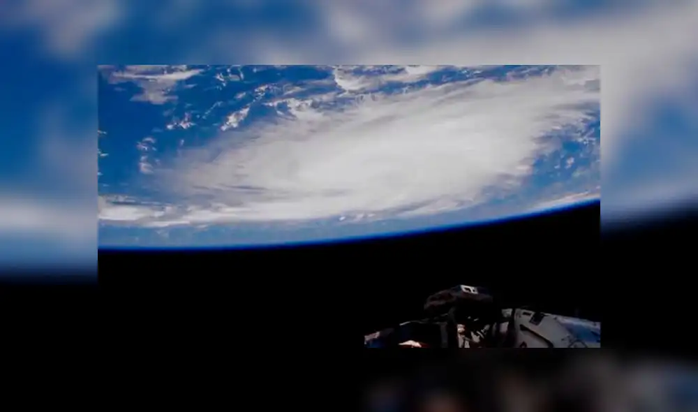 Imagen satelital del huracán Dorian. Foto: NASA